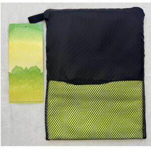 Mandala Beach Towel Oversized Microfiber Quick Dry BT-MAN3070-GR Neon Green NWT